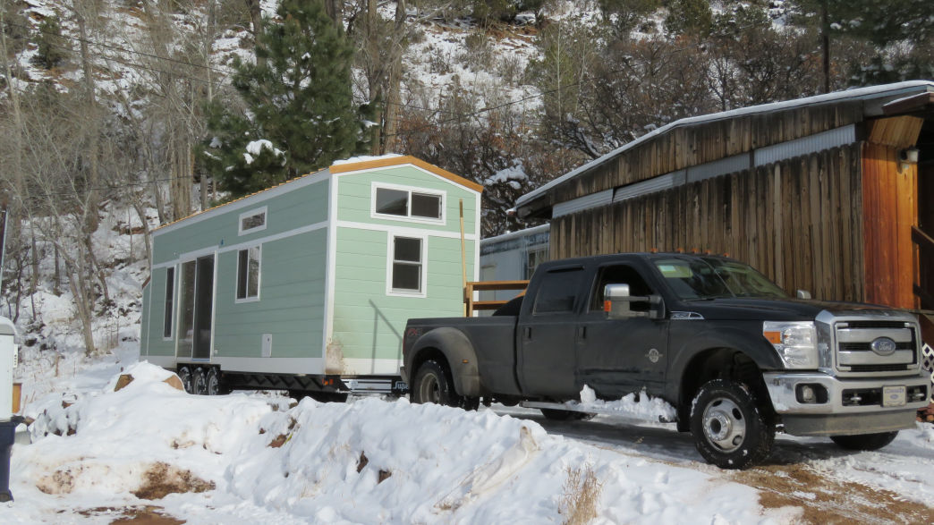 Winter Tiny Home Shipping